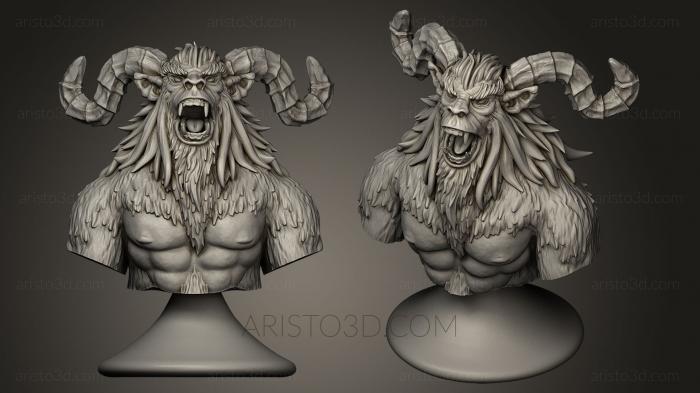 Busts of heroes and monsters (BUSTH_0002) 3D model for CNC machine